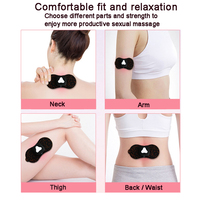 Mini masseur, patch de massage, vibration électrique, stimulateur à micro-courant, télécommande sans fil, produit de beauté pour les personnes fatiguées