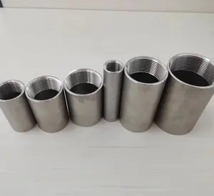 Forged Sch#40 Sch#80 Stainless Steel 304 316 Female Thread Customized Socket Full/half Coupling Pipe Nipple Coupling