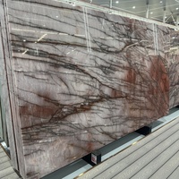 Dalle de marbre italien polie, imperméable, écologique, résistante aux rayures, pour la construction polyvalente, les patios extérieurs, les allées et la maison