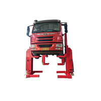 4 sütun ağır hidrolik araba asansörü 30 Ton 45 Ton kamyon kaldırma makinesi araba asansör Jack