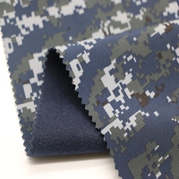 Tissu souple à imprimé camouflage en polyester 100% pour vestes