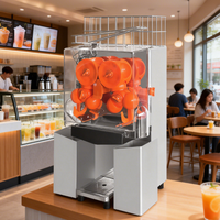 Automatische sinaasappelpers voor commercieel gebruik in de VS, citruspers, fruitsapcentrifuge, sinaasappelsapmachine