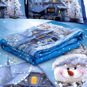 Juego de Funda Nórdica de 3 Piezas para Cama King/Queen, Diseño Navideño Moderno con Estampado Floral, Lavable a Máquina, Ecológico, Envío Inmediato desde Europa - Product Image 5