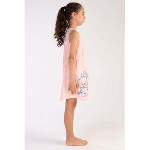 Tunique décontractée ovale pour filles avec bretelles épaisses, style mignon, pour les âges 3-4, 9-10, 14, Fourniture ODM - Product Image 2
