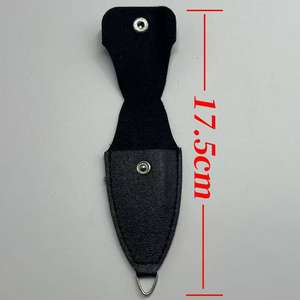 Mini couteau portable en acier inoxydable avec étui porte-clés, léger (35,5 g), couteau de poche pour l'extérieur et la défense personnelle - Product Image 2