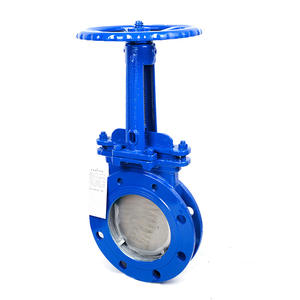 Vanne à guillotine PZ73H-10C DN50-400 à commande rapide, pneumatique, pour décharge de boue, d'eau, de scories, de cendres de charbon, de pulpe - Product Image 1