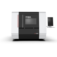 Derek Hochpräzise 1500W-3000W Gantry-Faserlaserschneidmaschine 1300x900mm mit Ausziehtisch 3-Achsen CNC Wasserkühlung