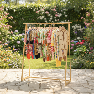 2026 वसंत के नए बांस फाइबर लंबे आस्तीन मुद्रित बेबी जम्पसूट/बच्चों के लिए विदेशी व्यापार यादृच्छिक शैली - Product Image 1