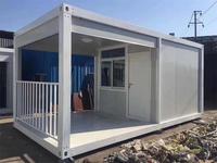 Maison Conteneur Moderne à Montage Rapide, Unité Modulaire Préfabriquée, Chambre Mobile Portable, Cabine de Construction en Acier