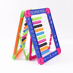 Foska créatif dessin animé enseignement papeterie matériel sûr et cadre de comptage coloré pour étudiant outil d'enseignement des mathématiques jouet - Product Image 5