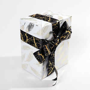 กระดาษห่อ43*300ซม. กระดาษมันวาว80ก. กระดาษวันเกิดวันวาเลนไทน์กระดาษห่อของขวัญ - Product Image 1