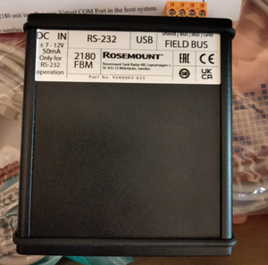 Oferta Especial: Módem de Bus de Campo Rosemount FBM2180 TRL2 con Aislamiento Galvánico, Medición de Nivel por Radar LED, Entrega Rápida - Product Image 1
