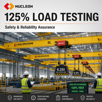 Kran Angkat Overhead Girder Tunggal Listrik HD Kapasitas Angkat 1 Ton 2 Ton 3 Ton 5 Ton 10 Ton untuk Bengkel