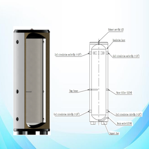 Système HVAC pour maison intelligente Pompes à <span class=keywords><strong>chaleur</strong></span> <span class=keywords><strong>air</strong></span>-<span class=keywords><strong>eau</strong></span> Chauffe-<span class=keywords><strong>eau</strong></span> solaires <span class=keywords><strong>et</strong></span> réservoirs de stockage pour usage résidentiel - Product Image 3