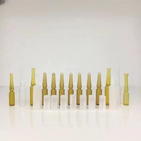 Flacons en verre ambré de 10 ml avec bouchons en titane, flacons de stockage pour vaccins et cosmétiques