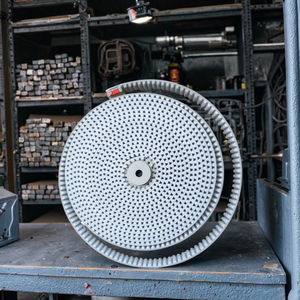 Correa de Distribución <span class=keywords><strong>Onlive</strong></span>, Transmisión de PU+Acero/Cordón, Longitud y Ancho Personalizados, HTD3M, Uso en Construcción, Color Blanco, Extremos Abiertos, OEM, 1 Año de Garantía - Product Image 2