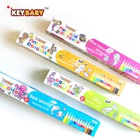Rouleau géant de coloriage pour enfants 3M, papier à dessin à motifs non répétitifs, ensemble de toile à colorier avec 12 crayons de couleur, peinture DIY, art