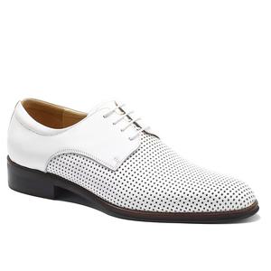 Bottes de pluie et de neige à lacets pour hommes, collection automne 2026, motif léopard, en cuir véritable, style décontracté et habillé, effet pieds nus - Product Image 2