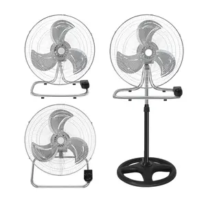 3 in 1 18 inç duvar montaj standı yer vantilatörü Ventilador endüstriyel kaide ayakta fan