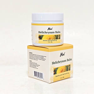 <span class=keywords><strong>Baume</strong></span> Helichrysum à <span class=keywords><strong>l</strong></span>'huile essentielle d'Helichrysum bio et au beurre de karité, hydratation complète du corps entièrement naturelle pour tous les types de peau - Product Image 1