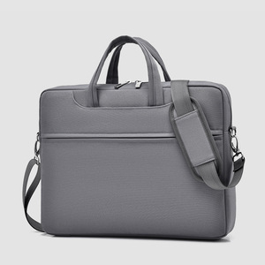 Sac à bandoulière Oxford pour ordinateur portable, sacoche de protection antichoc, portable, légère, pour hommes et femmes, porte-documents de sécurité noir de 14 pouces - Product Image 3
