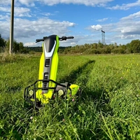 Vehículo Eléctrico Todoterreno Silencioso ETV-TANK ET4-S para un Solo Pasajero, Buggy Eléctrico para Puntos Turísticos, Vehículo Eléctrico con Tracción en las Orugas para Nieve