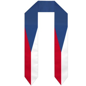 ธงทีมฟุตบอลชาติสาธารณรัฐเช็กคุณภาพสูงแบบกำหนดเอง 48 ธง ออกแบบสำหรับสายสะพายรับปริญญา สายสะพายรับปริญญานักเรียนต่างชาติ - Product Image 1