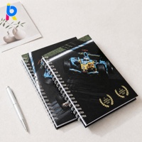 Cuaderno Premium Personalizado A5 con Encuadernación Wire-O para Regalo Corporativo, Impresión Serigráfica, Papel Interior Reciclado