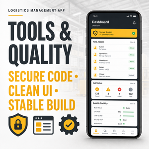 Gestion de la logistique personnalisée, solutions d'applications de gestion de la logistique pour iOS et Android avec suivi GPS, gestion des envois, LionCreate - Product Image 5