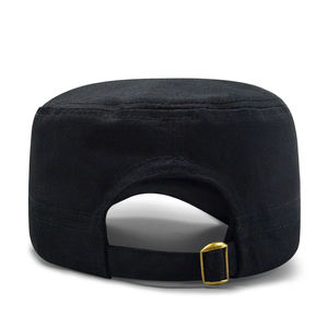Casquette plate en coton avec logo personnalisé, style vintage, unisexe, mode outdoor, casquette plate tendance - Product Image 5