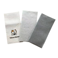 Serviettes Airlaid grises Serviette en papier au toucher Serviettes de restaurant jetables