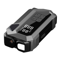 Démarreur de voiture tout-en-un LS18B avec compresseur d'air 12V pour voitures essence et diesel, capacité 6000mAh-16000mAh, kit multifonctionnel