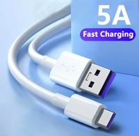 Cable de Datos USB-A/Tipo-C 5atypec, Material de PVC para Teléfonos Móviles Letv SPC Glory P50 Mate20, Modelo LS0016, Carga Rápida de Datos
