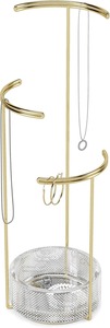 Exhibidor de Joyería de 3 Niveles, Organizador de Accesorios y Soporte para Pendientes - Product Image 1