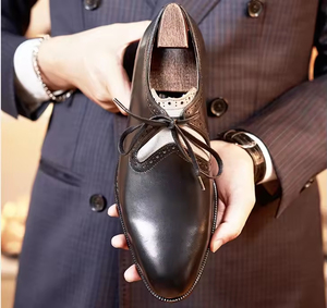 Zapatos Formales de Cuero de Becerro de Alta Calidad para Hombre, Hechos a Mano con Construcción Goodyear, Zapatos de Vestir y Oxford para Hombre, Zapatos Italianos de Lujo - Product Image 2