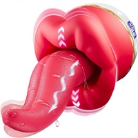 Vibrateur sexuel en silicone en forme de rose avec 10 modes de stimulation et de léchage du point G pour femmes