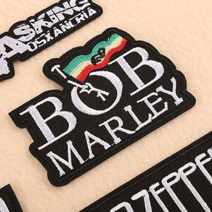 Badges de musique rock, autocollants thermocollants style hippie punk, patchs brodés personnalisés pour vêtements - Product Image 2