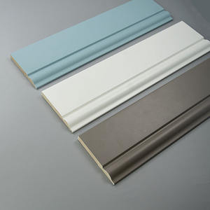 Apprêt blanc peint étanche <span class=keywords><strong>en</strong></span> <span class=keywords><strong>bois</strong></span> massif moderne décoration intérieure bande plinthe - Product Image 4