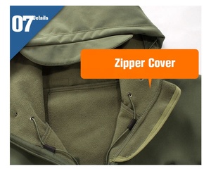 KCOA באיכות גבוהה מותאם אישית חיצוני חורף צמר מיקרו טיולים טקטי הסוואה <span class=keywords><strong>Softshell</strong></span> מעיל - Product Image 4