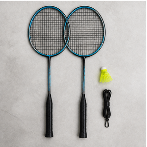 Ensemble de raquettes de <span class=keywords><strong>badminton</strong></span>, 2 raquettes en alliage de fer avec volant de <span class=keywords><strong>badminton</strong></span>, sac en tissu pour la pratique du <span class=keywords><strong>badminton</strong></span>, OEM personnalisé - Product Image 2