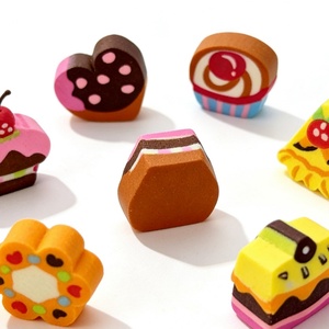 Goma de borrar de caucho con diseño de personajes de postres, papelería escolar kawaii para niños, linda y creativa, en oferta para el mercado nigeriano - Product Image 5
