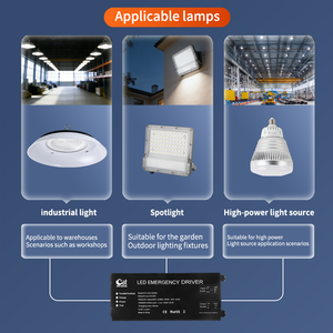 แบตเตอรี่ในตัว ตัวเรือนอะลูมิเนียม AC-DC 150W ไฟ LED อุตสาหกรรมสำหรับกรณีฉุกเฉิน ระบบสำรองไฟฟ้าใช้งานได้ยาวนาน - Product Image 4