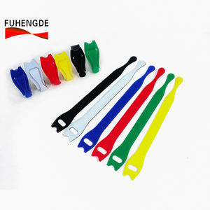 Kabel perekat, nilon 100% sisi ganda untuk tali pengikat penyimpanan kabel Data ramah lingkungan kustom - Product Image 1