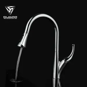 Yüksek Arch Pull Down püskürtücü su lavabo mutfak dokunun toptan Kitchenaid mikser