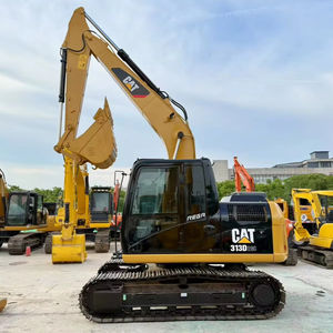 Excavatrice sur chenilles hydraulique d'occasion de 13 tonnes, modèle Cat 313E, excavatrice de taille moyenne, Cat 310, 313, 308, 307, moteur d'origine japonais, en vente - Product Image 4