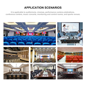 Nuevo Sistema de Micrófono Inalámbrico de Escritorio Cuadrado de <span class=keywords><strong>Ocho</strong></span> Canales Ipalead Profesional, Banda U, Cable de Datos, Modelo M-XU2040-B1L-1, para Transmisiones en Vivo - Product Image 3