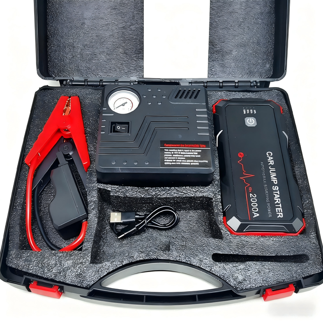12V 16000mAh Lithium Professional Multifunction Jump Starter High Power Super Capacitor for Cars Trucks Car Jump Starter