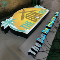 Enseignes Publicitaires Personnalisées Lettres 3D Logo Magasin Panneau Lumineux Lettres Acryliques LED Enseignes Intérieures et Extérieures Murales