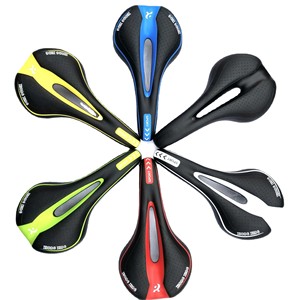 Siège de <span class=keywords><strong>selle</strong></span> imperméable en cuir PU pour hommes et femmes, <span class=keywords><strong>gel</strong></span> doux, ventilation, VTT, style simple, silicone - Product Image 2