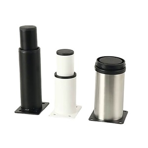 Furniture Leg Adjustable <b>Support</b> For Bed Table <b>Sofa</b> Cabinet Minimalist Design Easy Installation Cold Rolled Steel - Product Image 2